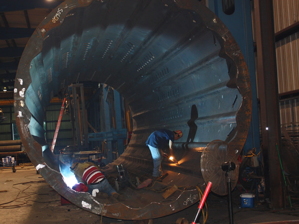 Alabama Roll Products - heavy steel fabrication and plate rolling
